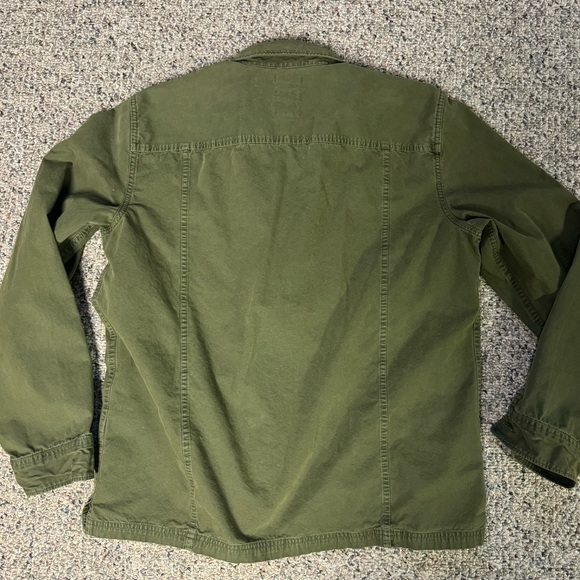 Men’s size large Gap military field army chore overshirt great shape - Picture 5 of 5